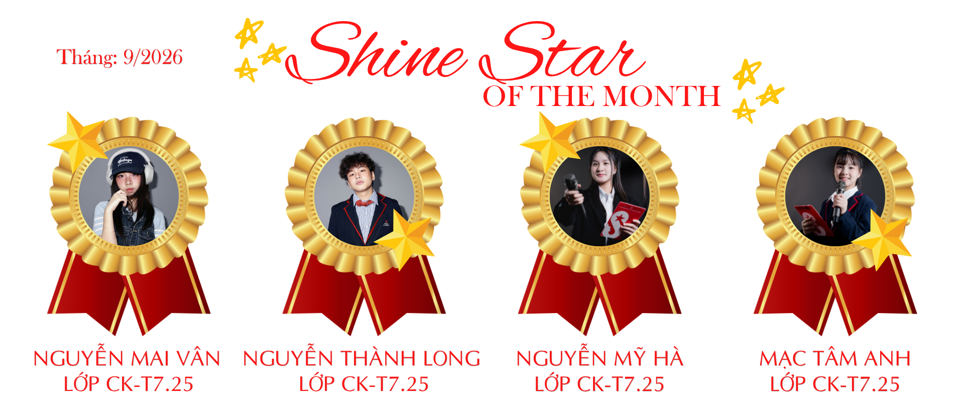 SHINE STAR OF THE MONTH